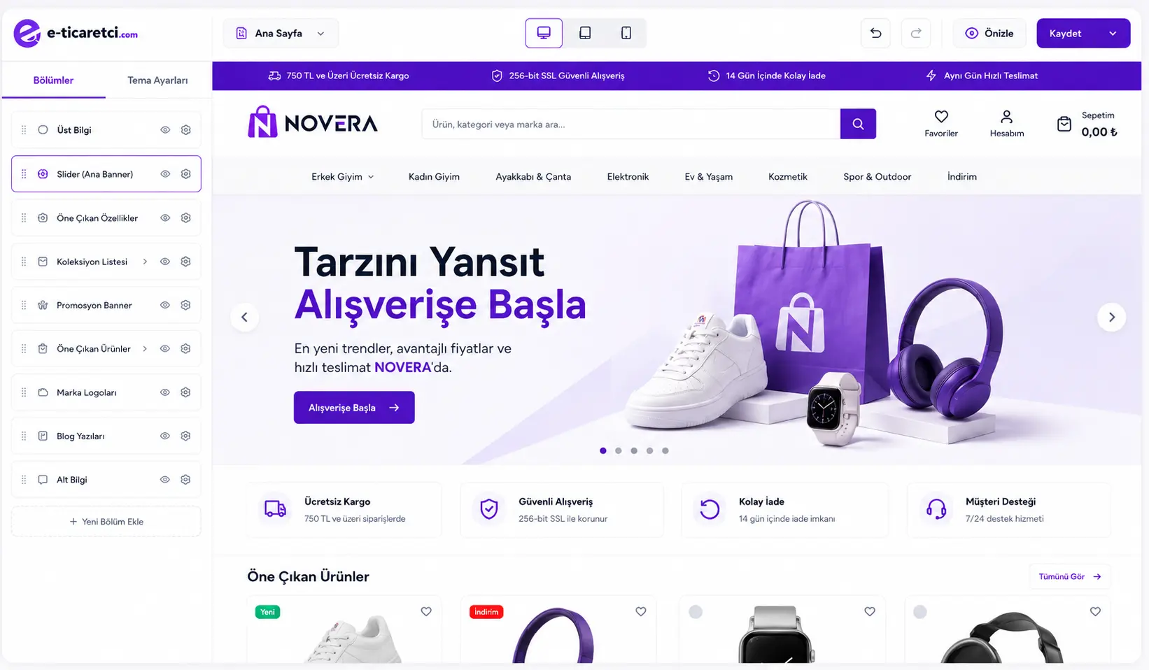 Gelişmiş Tema Editörü
